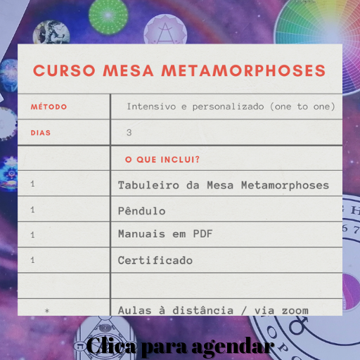 Espaço Metamorphoses Curso de Mesa Metamorphoses